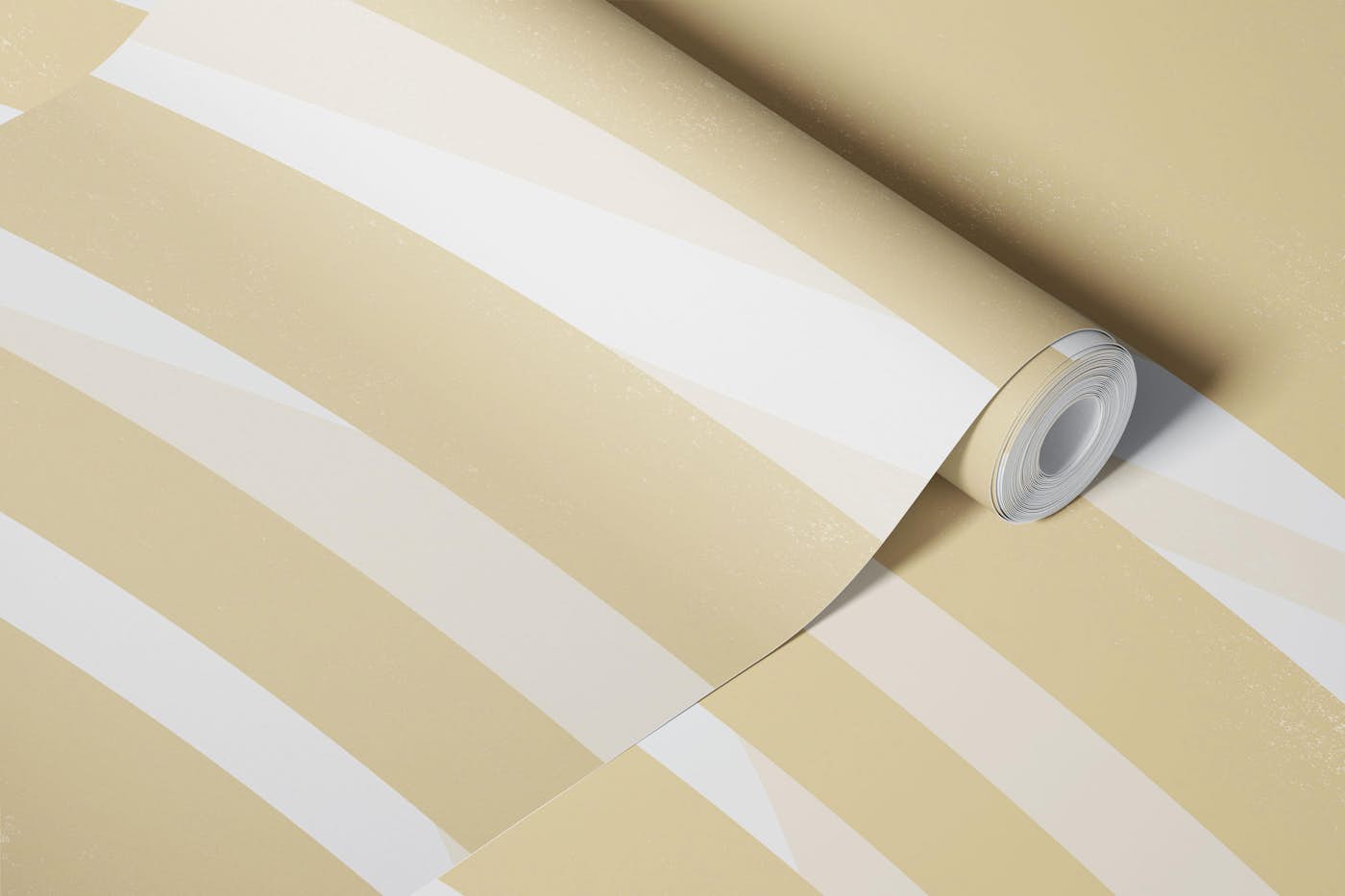 Waves Cream wallpaper roll