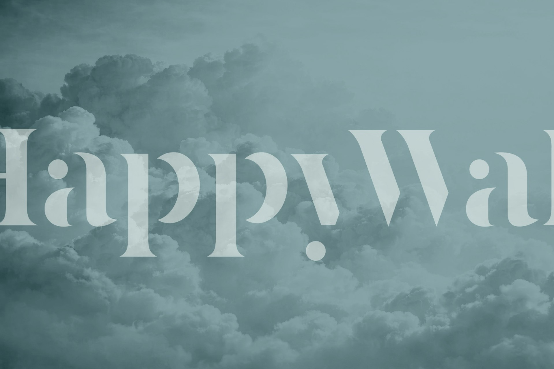 Clouds Dreams Blue tapeta w pokoju