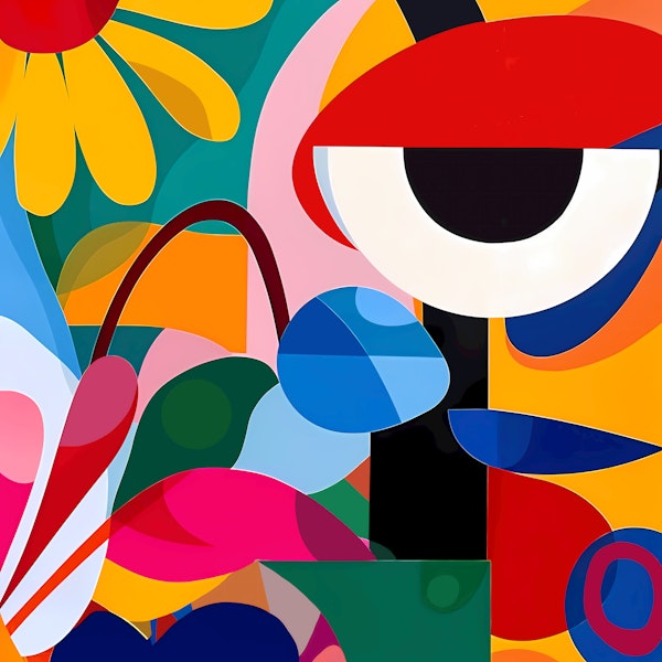 Modern Abstract Portrait Shapes