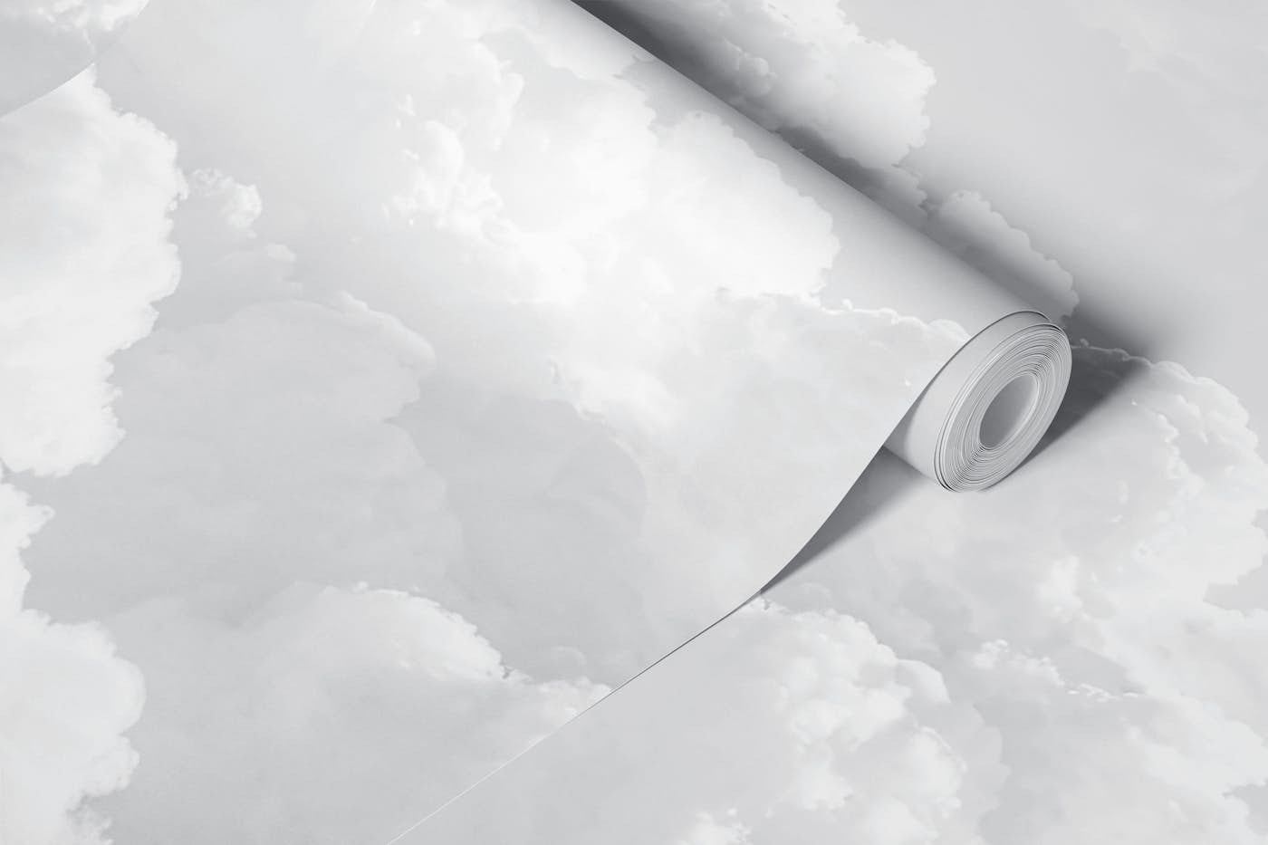Clouds Dreams White wallpaper roll