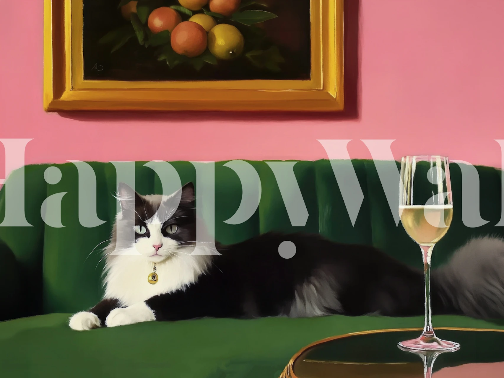 Papel tapiz Posh Life que muestra una habitación elegante