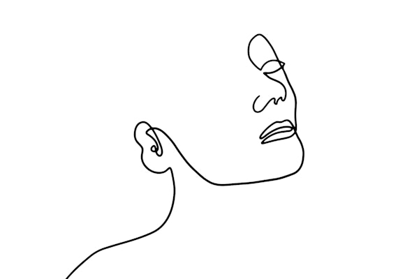 Line Art Woman