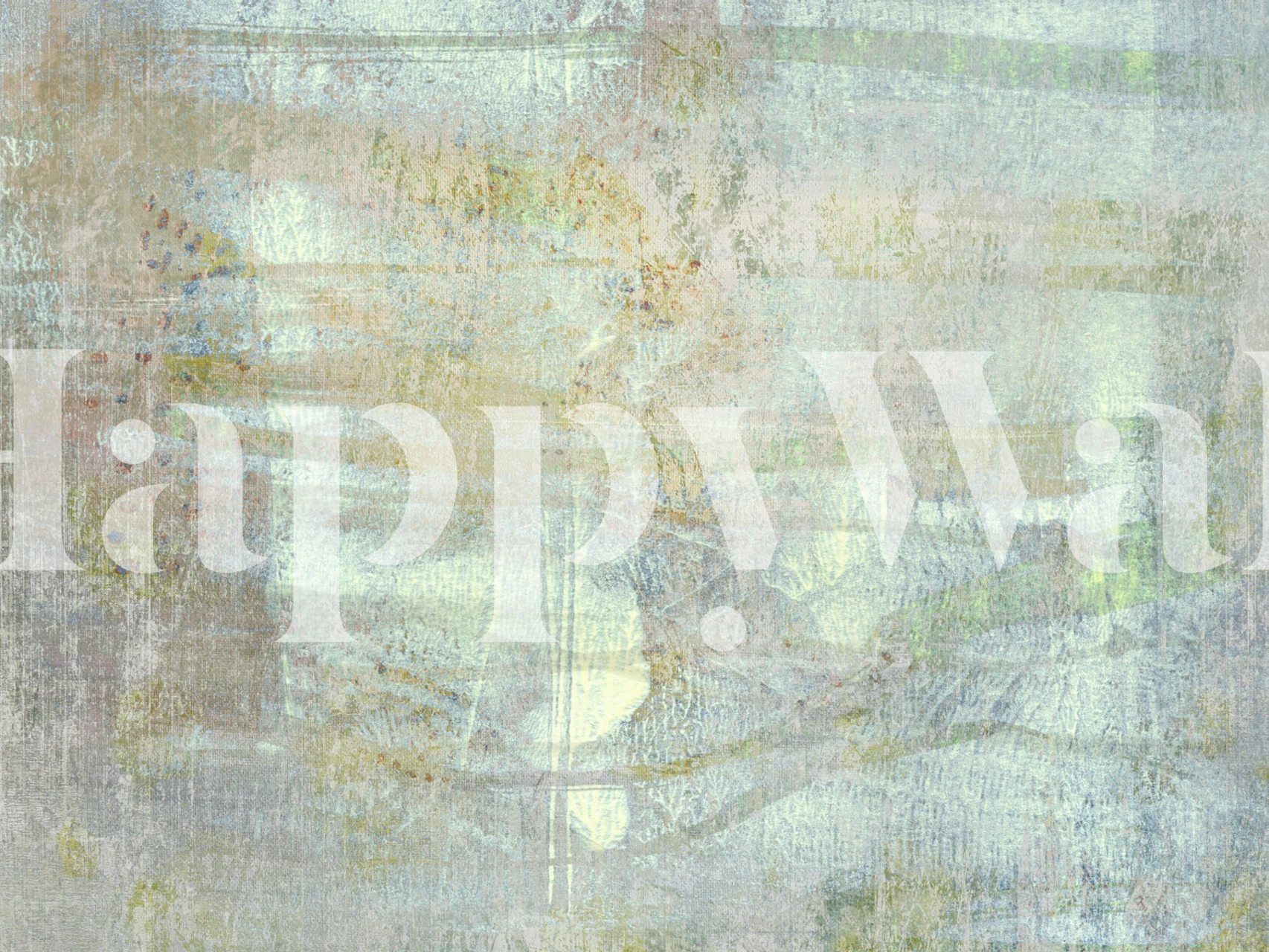 Neon pink storm clouds wallpaper in a room