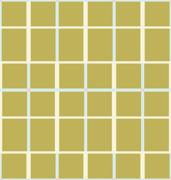Grid Soft Pastel Lines Green