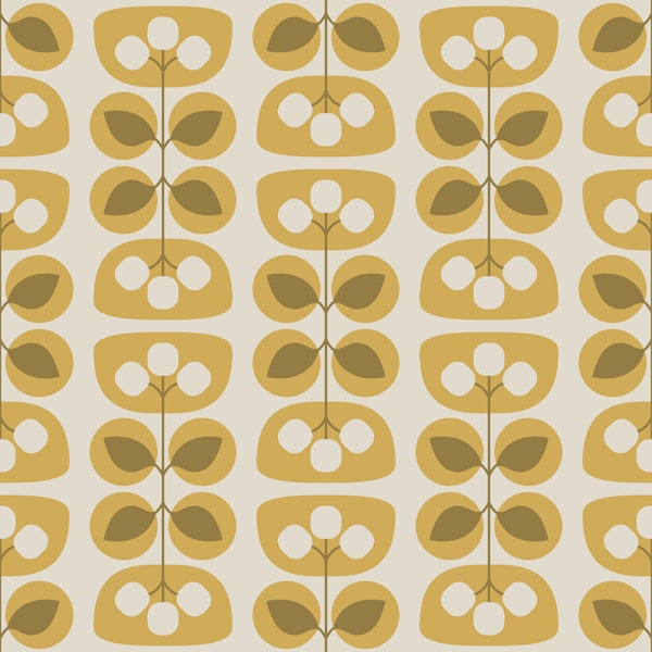 Scandinavian Retro Bloom Yellow