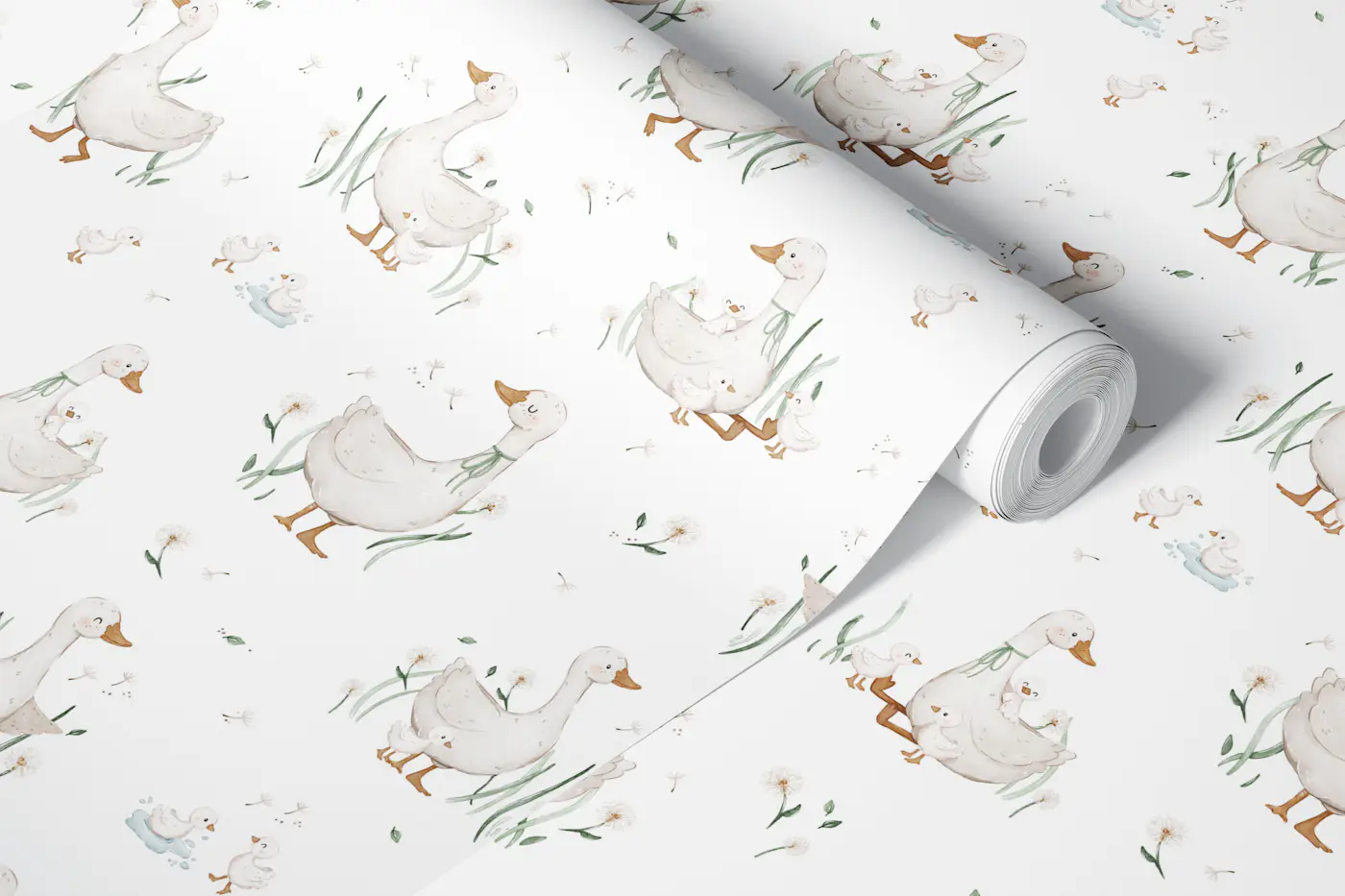 Hello Goose - small wallpaper roll