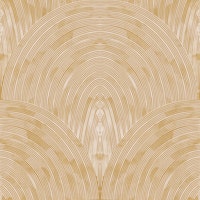 antique gold radiating arch tapet