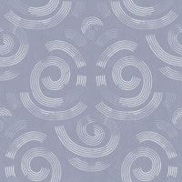 blue fog modern swirl geometry pattern behang