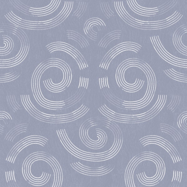 blue fog modern swirl geometry pattern