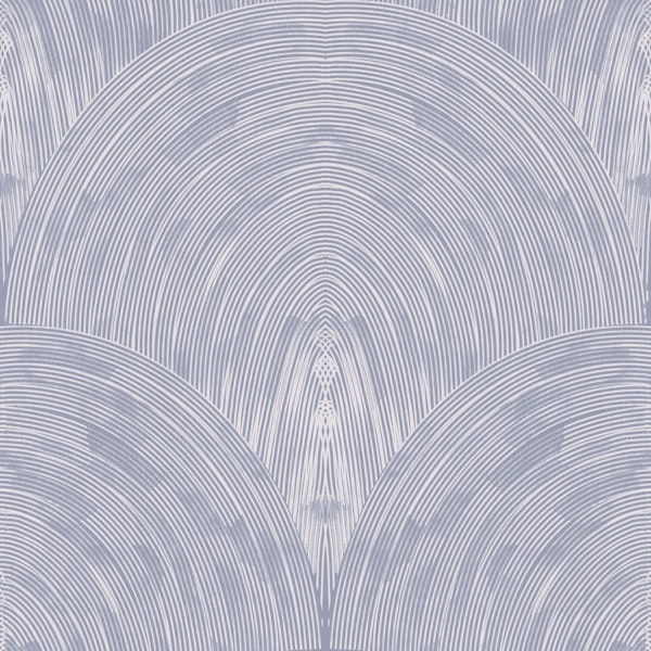 blue fog layered arch lines pattern
