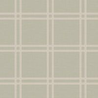 Soft Sage Plaid Grid tapet