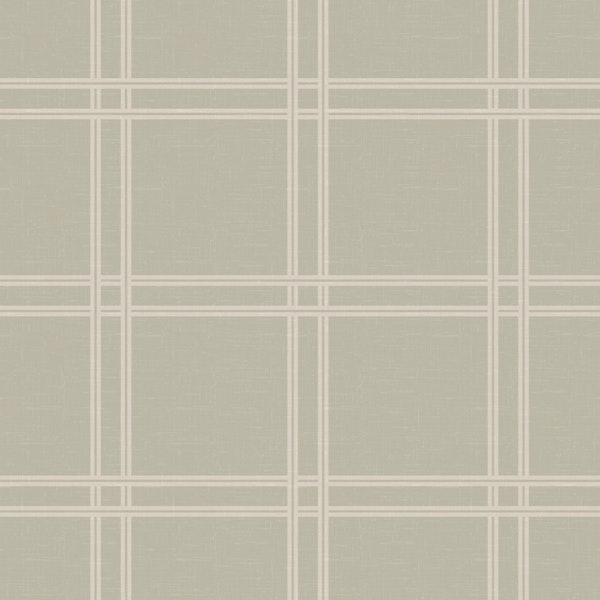 Soft Sage Plaid Grid