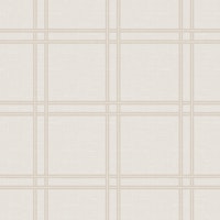 Minimalist Taupe Windowpane wallpaper