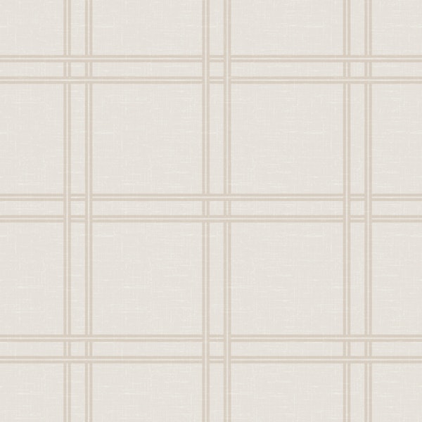 Minimalist Taupe Windowpane