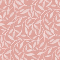 blush clay flowing leaf vine wallpaper