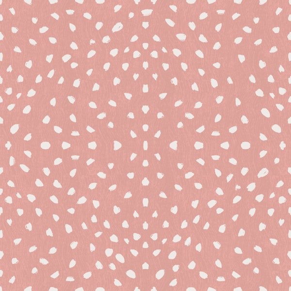 blush clay soft speckle dot