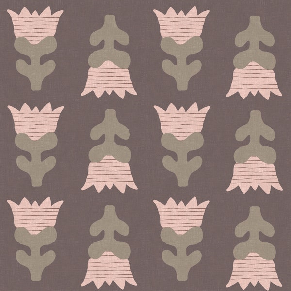 Mid Century Muted Tulip Blocks