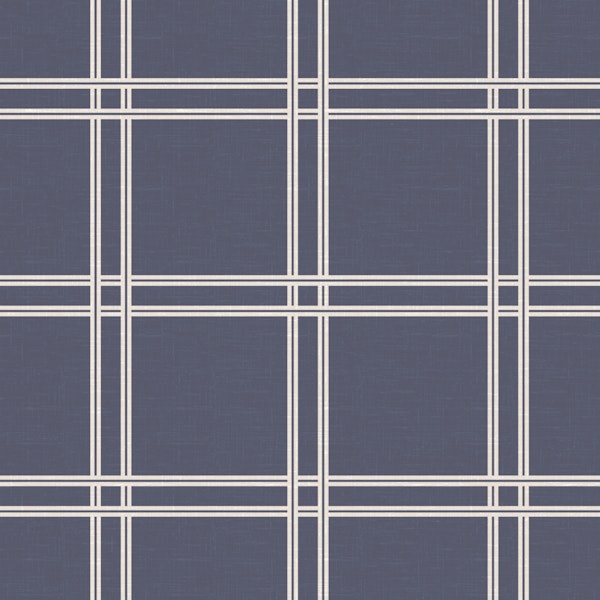 Classic Navy Windowpane