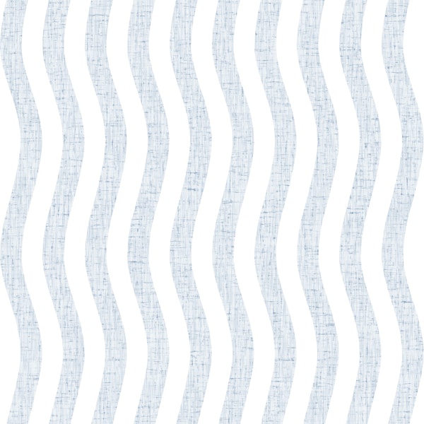 Wavy stripes denim blue white textured