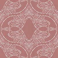 dusty rose lace dot medallion texture wallpaper