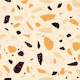 Mustard and Mocha Terrazzo Pattern L