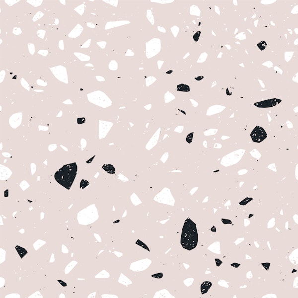 Scandi Terrazzo Blush Tones Pattern L