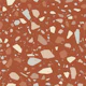 Warm Clay Terrazzo Texture Pattern L