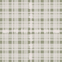 eucalyptus mist plaid grid texture behang