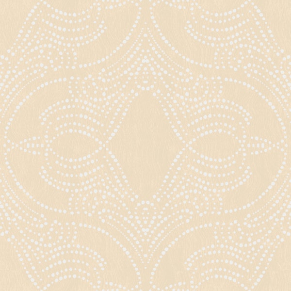 ivory cream lace dot medallion texture