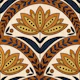 Heritage Floral in Ochre & Midnight