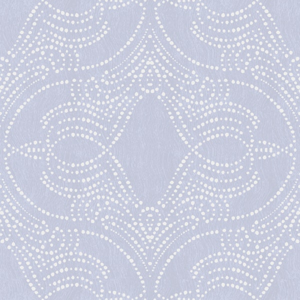 pale periwinkle lace dot medallion texture