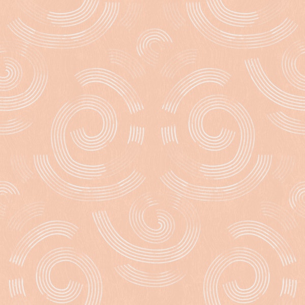 peach blush swirl geometric texture