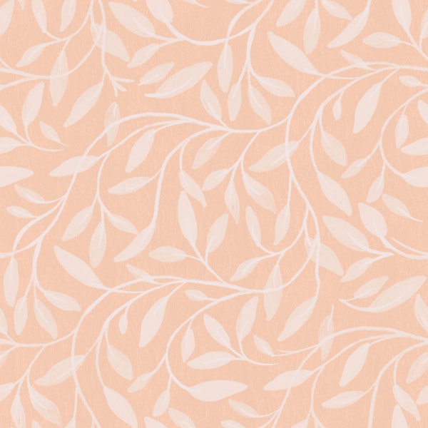 peach blush flowing leaves texture