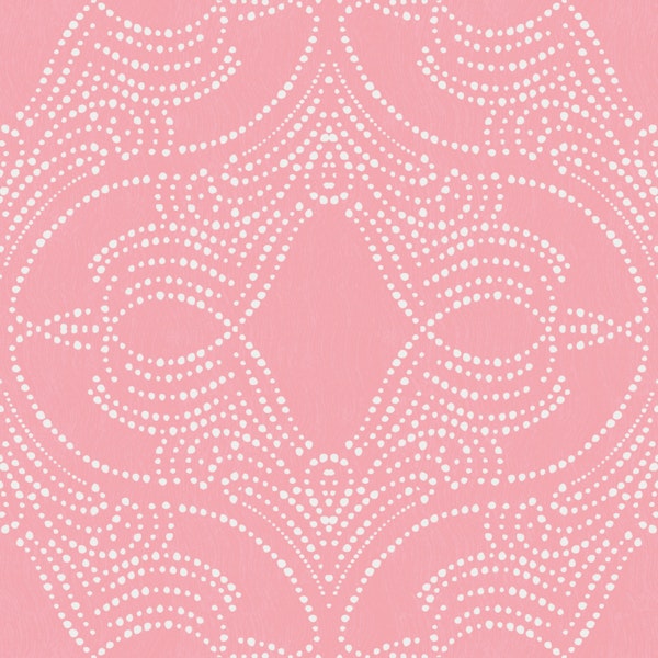 petal pink lace dot medallion texture