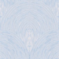 powder blue arch fan texture tapet