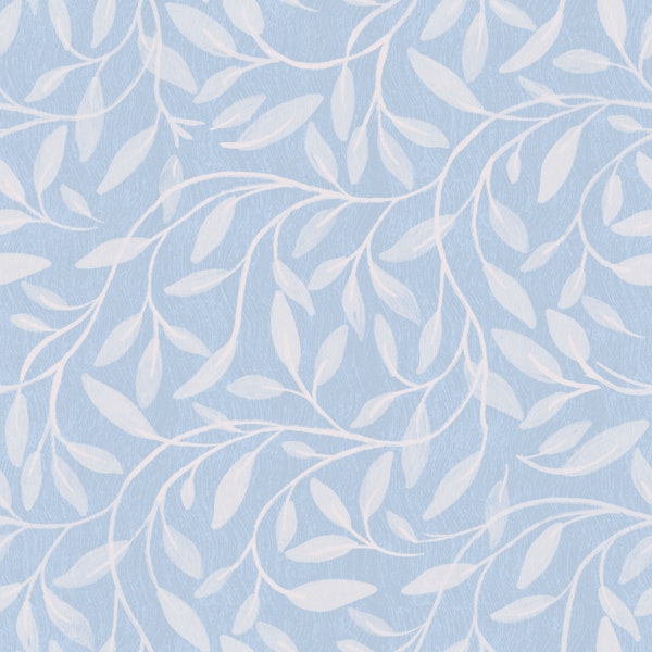 powder blue flowing leaves texture