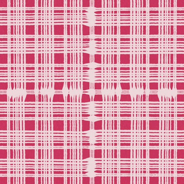 raspberry rose plaid grid texture