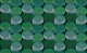 Retro Green Geometric Ovals