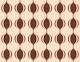 Retro Brown Geometric Ovals