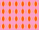 Retro Orange Ovals on Pink