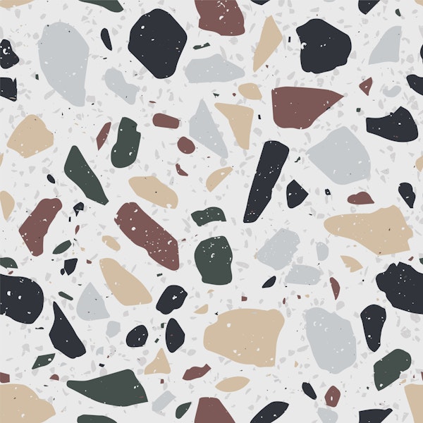 Scandi Terrazzo Texture Pattern L