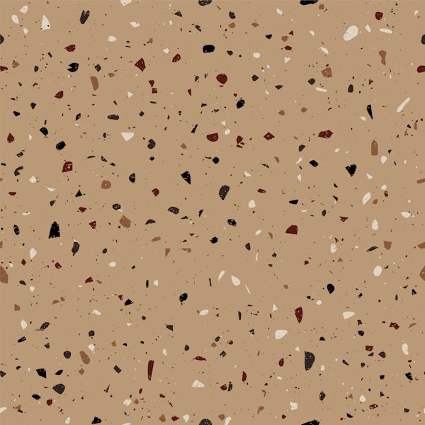 Earth Tone Terrazzo Texture Pattern L