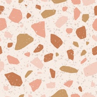 Modern Terrazzo Blush Taupe Pattern L wallpaper