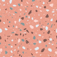Modern Terrazzo Peach Tones Pattern L tapete