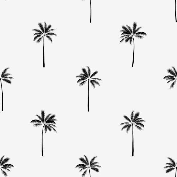 Minimal Palm Tree Silhouettes
