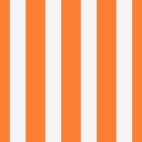 Beach House Orange Stripes tapete
