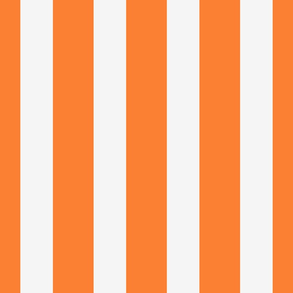 Beach House Orange Stripes