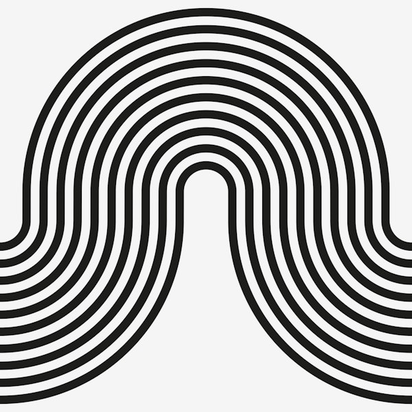 Black White Retro Arch