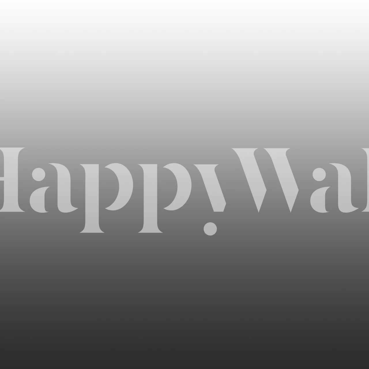 Soft gray ombre gradient wallpaper in a room