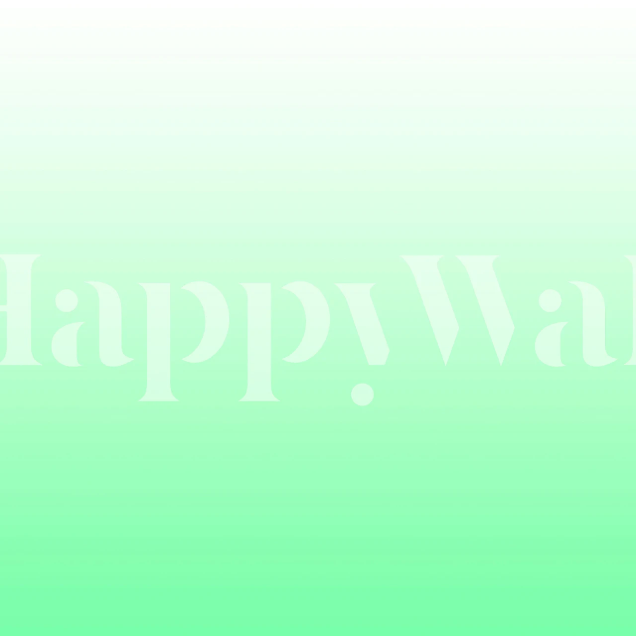 Soft green ombre gradient wallpaper in a room